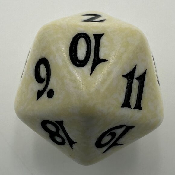 Magic The Gathering Future Sight White D20 Spindown Die - Picture 5 of 6